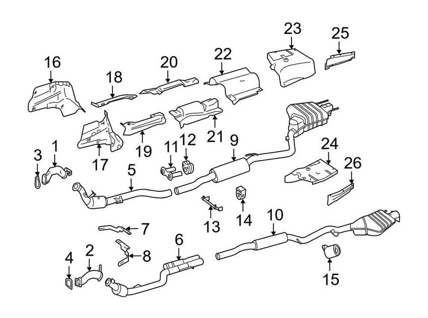 Mercedes Turbocharger Gasket 2781420280